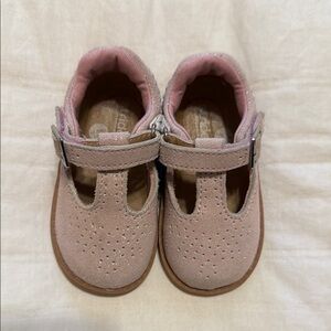 Stride Rite Pink Baby Walker Shoes